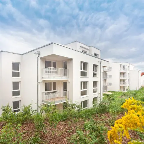 Mitten im Grünen liegt das neue Seniorenzentrum in Bad Vilbel