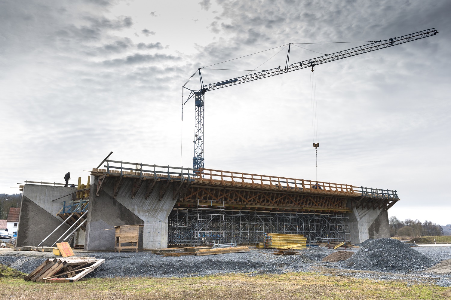 Brückenneubau in Zeyern