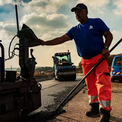 Spurrinnensanierung auf der A7 durch den Glöckle Straßenbau