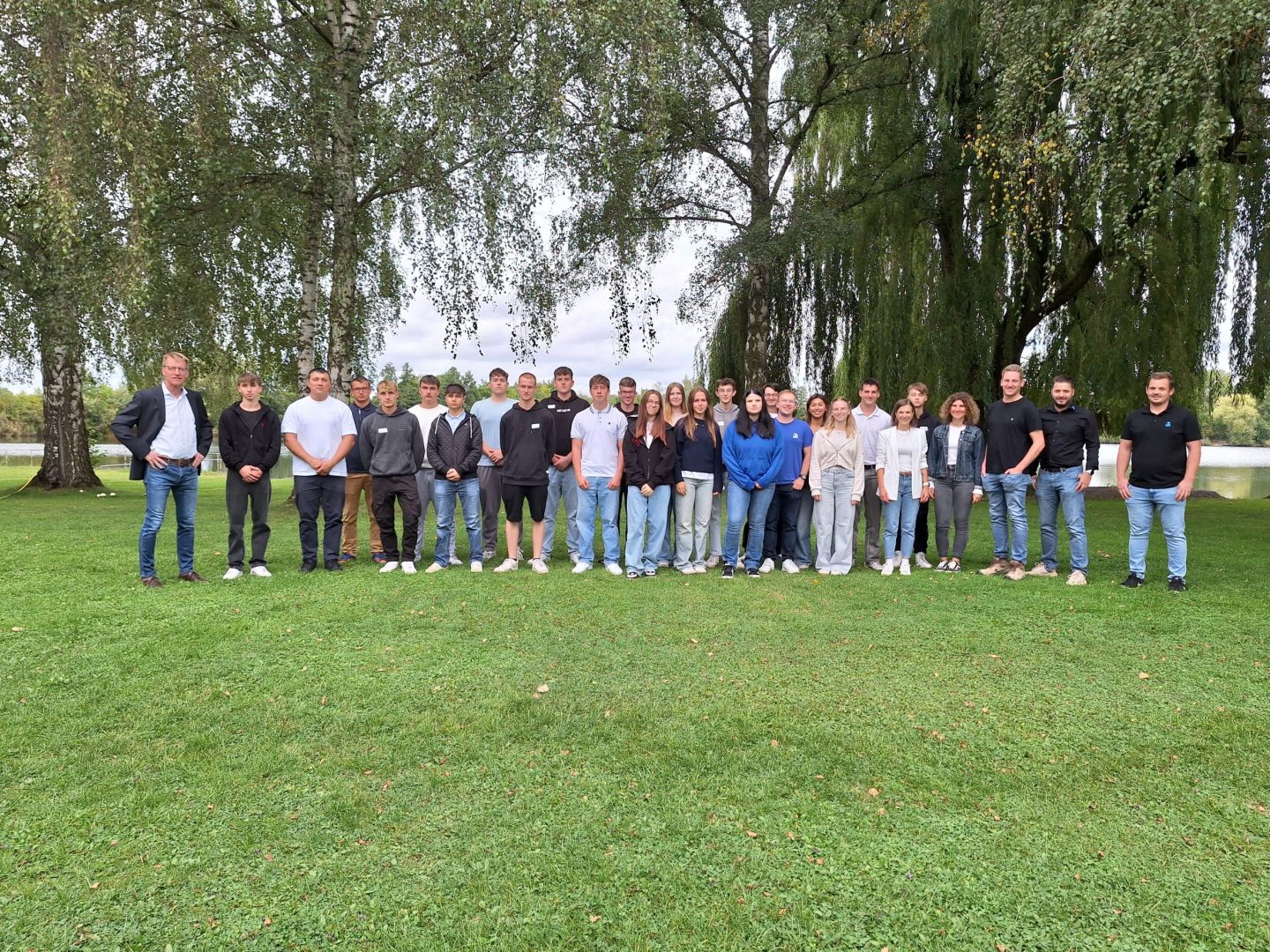 Die neuen Azubis der Unternehmensgruppe Glöckle