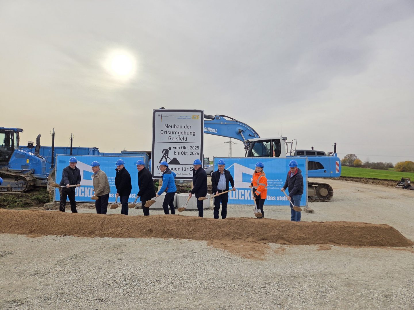 Spatenstich für die Ortumgehung von Geisfeld bei Strullendorf